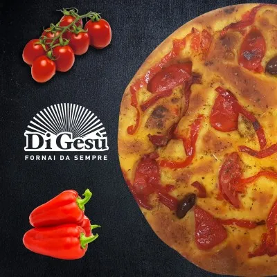 Focaccia Con Peperoni